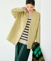 size SHORT あり ］ ヴィクトリアン ウール ハーフコートを使った人気