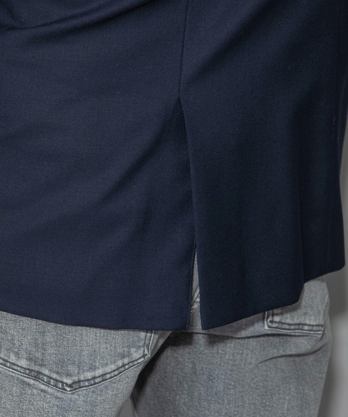 Munich（ミューニック）の「ウールレーヨンツイルダブルテーラードジャケット（テーラードジャケット・レディース・ネイビー・S）」の19枚目の写真