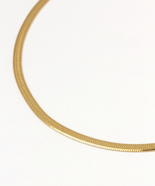 GLOBAL WORK（グローバルワーク）の「ステンレススネークネックレス/UNISEXアクセサリー/299716（ネックレス・レディース・ブラック/シルバー/ゴールド/その他/シルバー系その他/ゴールド系その他・FREE）」の5枚目の写真