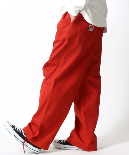 BEN DAVIS（ベンデイビス）の「BEN DAVIS/ベンデイビス SNOW WORKERS PANTS/ワイドシルエット スノーカモパンツ/バギーパンツ/ワークパンツ（カーゴパンツ・メンズ・ホワイト/ブラック/レッド/カーキ/ミント/マスタード・M/L/XL）」の6枚目の写真