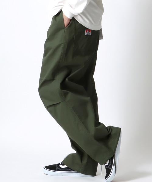 BEN DAVIS（ベンデイビス）の「BEN DAVIS/ベンデイビス SNOW WORKERS PANTS/ワイドシルエット スノーカモパンツ/バギーパンツ/ワークパンツ（カーゴパンツ・メンズ・ホワイト/ブラック/レッド/カーキ/ミント/マスタード・M/L/XL）」の4枚目の写真