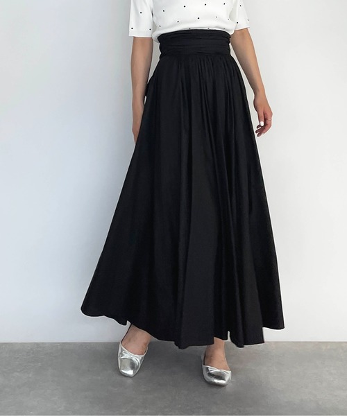 PICCIN(ピッチン)の「バックリボンスカート(スカート・レディース・ブラック/パープル・M)」の3枚目の写真