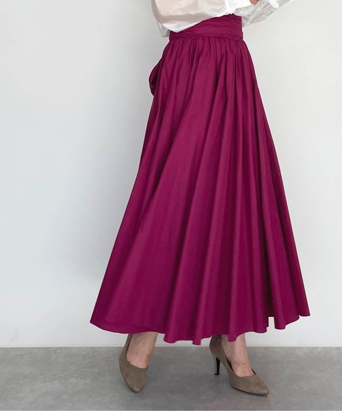 PICCIN(ピッチン)の「バックリボンスカート(スカート・レディース・ブラック/パープル・M)」の14枚目の写真