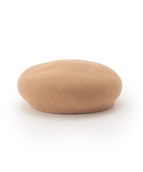 SHOO・LA・RUE（シューラルー）の「◆クラシカルな雰囲気を演出！バスク ベレー帽（ハンチング/ベレー帽・レディース・ブラック/ライトブルー/キャメル・00）」の3枚目の写真