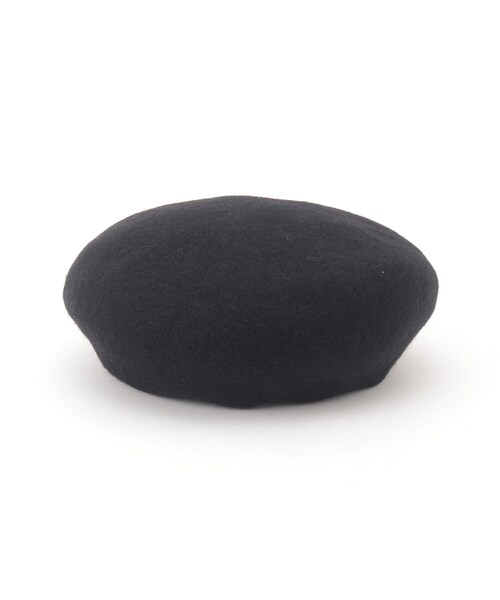 SHOO・LA・RUE（シューラルー）の「◆クラシカルな雰囲気を演出！バスク ベレー帽（ハンチング/ベレー帽・レディース・ブラック/ライトブルー/キャメル・00）」の2枚目の写真