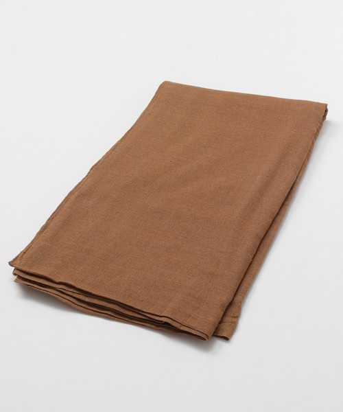 チャイハネ（チャイハネ）の「【チャイハネ】シンプルシーツ ダブルサイズ（寝具・レディース・グリーン/インディゴブルー/ライトグリーン/パープル/ブラウン/オフホワイト/オレンジ/ベージュ/ピンク/ワイン/イエロー/ターコイズブルー/ラベンダー/ブルー/ダークグリーン/ブルー系その他/バイオレット/コーラル/ブラック/レッド系その他/ベージュ系その他/ダークインディゴブルー/ブラウン系その他/グレー・FREE）」の5枚目の写真