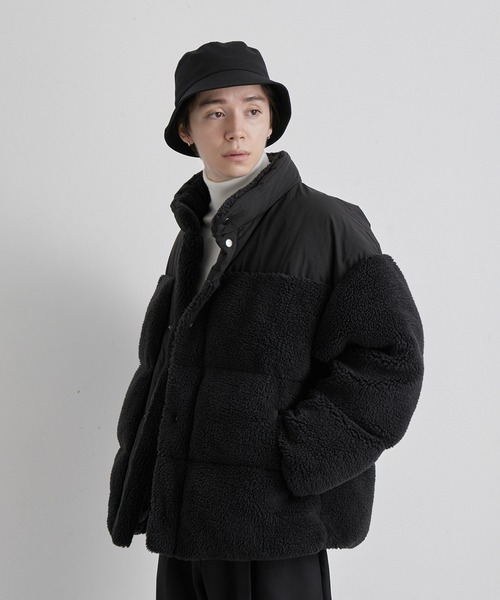 JUNRED（ジュンレッド）の「ボアルーズファイバーダウンジャケット（ダウンジャケット/コート・メンズ・ホワイト/ブラック・S/M/L）」の21枚目の写真