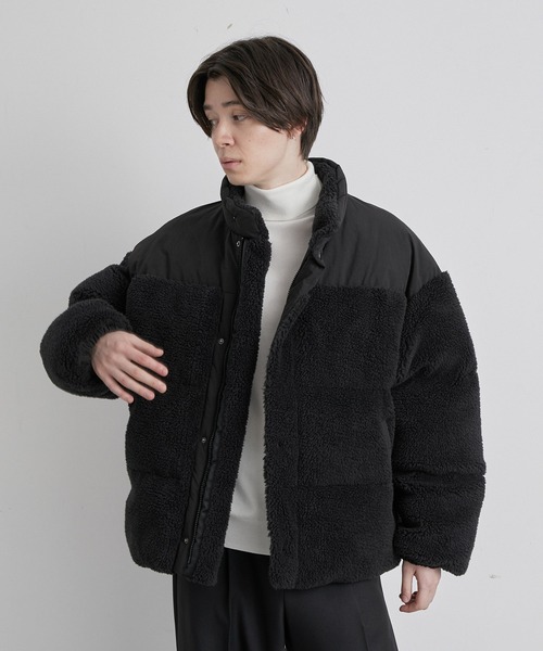 JUNRED（ジュンレッド）の「ボアルーズファイバーダウンジャケット（ダウンジャケット/コート・メンズ・ホワイト/ブラック・S/M/L）」の18枚目の写真