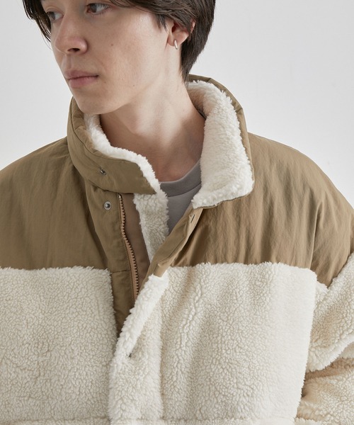 JUNRED（ジュンレッド）の「ボアルーズファイバーダウンジャケット（ダウンジャケット/コート・メンズ・ホワイト/ブラック・S/M/L）」の19枚目の写真