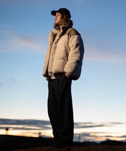 JUNRED（ジュンレッド）の「ボアルーズファイバーダウンジャケット（ダウンジャケット/コート・メンズ・ホワイト/ブラック・S/M/L）」の7枚目の写真