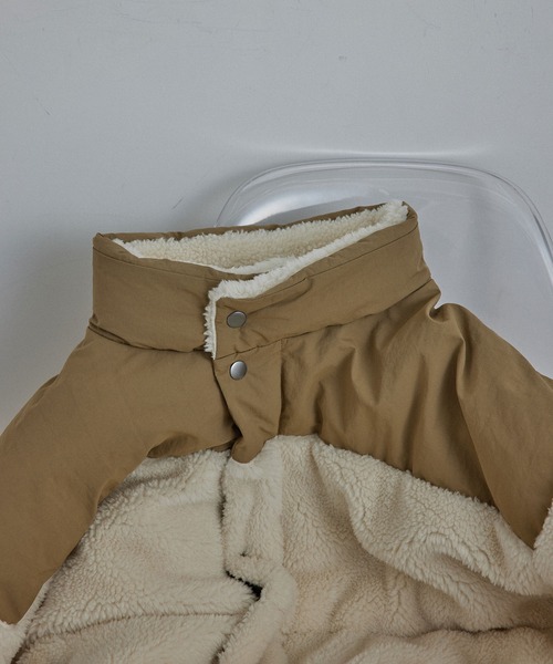 JUNRED（ジュンレッド）の「ボアルーズファイバーダウンジャケット（ダウンジャケット/コート・メンズ・ホワイト/ブラック・S/M/L）」の10枚目の写真