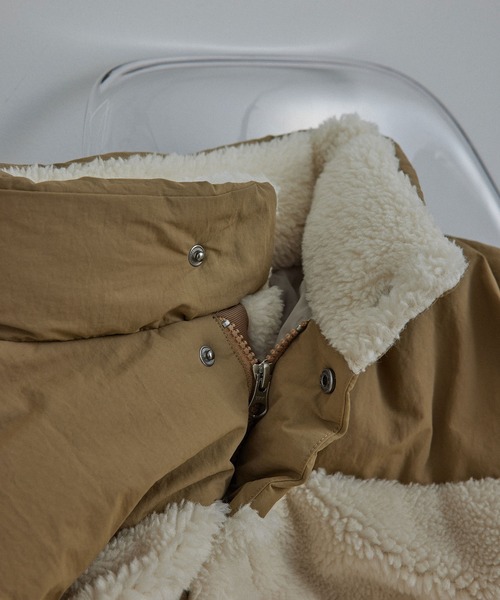 JUNRED（ジュンレッド）の「ボアルーズファイバーダウンジャケット（ダウンジャケット/コート・メンズ・ホワイト/ブラック・S/M/L）」の13枚目の写真