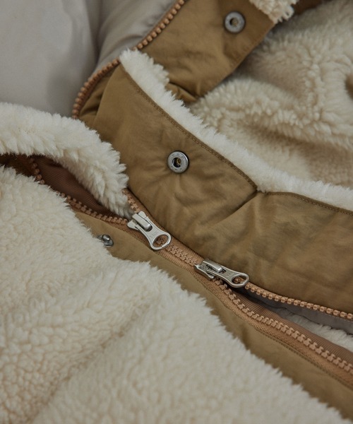 JUNRED（ジュンレッド）の「ボアルーズファイバーダウンジャケット（ダウンジャケット/コート・メンズ・ホワイト/ブラック・S/M/L）」の14枚目の写真