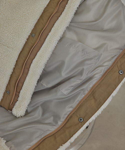 JUNRED（ジュンレッド）の「ボアルーズファイバーダウンジャケット（ダウンジャケット/コート・メンズ・ホワイト/ブラック・S/M/L）」の15枚目の写真