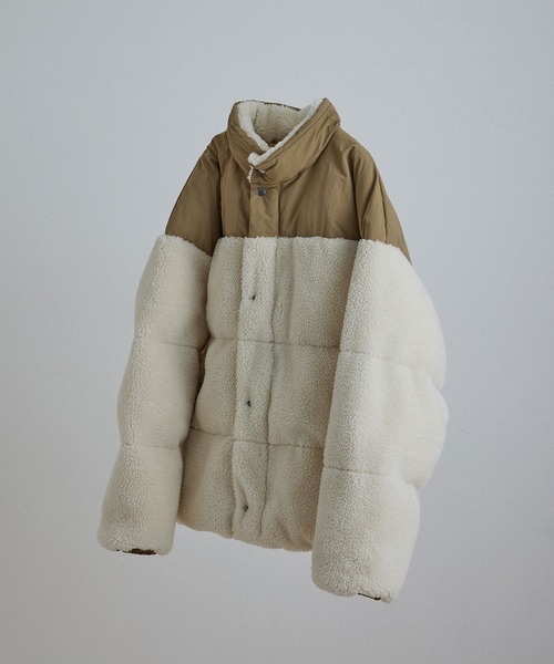 JUNRED（ジュンレッド）の「ボアルーズファイバーダウンジャケット（ダウンジャケット/コート・メンズ・ホワイト/ブラック・S/M/L）」の9枚目の写真