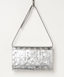 DIESEL | レディース カウレザー ショルダー クラッチバッグ(ハンドバッグ)