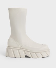 CHARLES & KEITH | Aberdeen アバディーン プラットフォームブーツ(ブーツ)