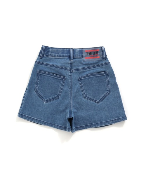 JENNI love（ジェニィラブ）の「フロントレースアップデニムショーパン（デニムパンツ・キッズ・ネイビー/ブルー・130cm/140cm/150cm/160cm）」の11枚目の写真