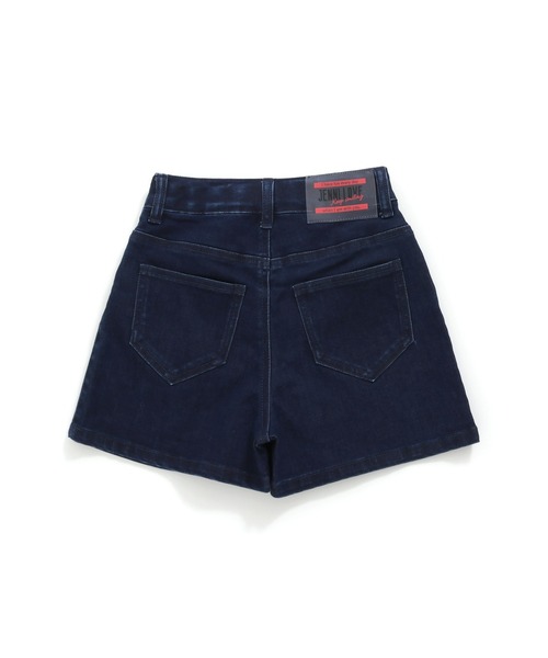 JENNI love（ジェニィラブ）の「フロントレースアップデニムショーパン（デニムパンツ・キッズ・ネイビー/ブルー・130cm/140cm/150cm/160cm）」の9枚目の写真