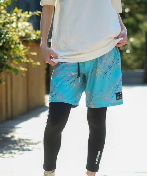 rip curl（リップカール）の「【RIP CURL リップカール】メンズボードショーツ/水陸両用ボタニカル柄サーフトランクス・ボードショーツ(水着)（水着・メンズ・ブラック/ナチュラル/アクア・32inch/30inch/28inch/34inch/36inch/31inch/29inch/33inch）」の6枚目の写真