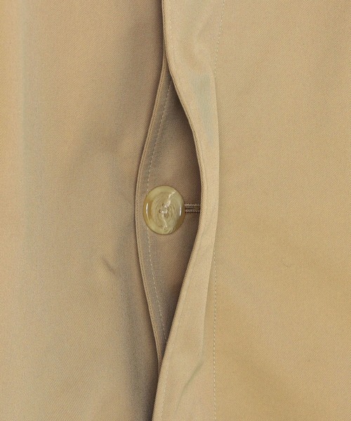 GYMPHLEX（ジムフレックス）の「Gymphlex | ベルテッドバルマカーンコート MEN（ステンカラーコート・メンズ・ベージュ・SMALL/MEDIUM/LARGE）」の18枚目の写真