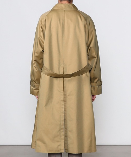 GYMPHLEX（ジムフレックス）の「Gymphlex | ベルテッドバルマカーンコート MEN（ステンカラーコート・メンズ・ベージュ・SMALL/MEDIUM/LARGE）」の11枚目の写真