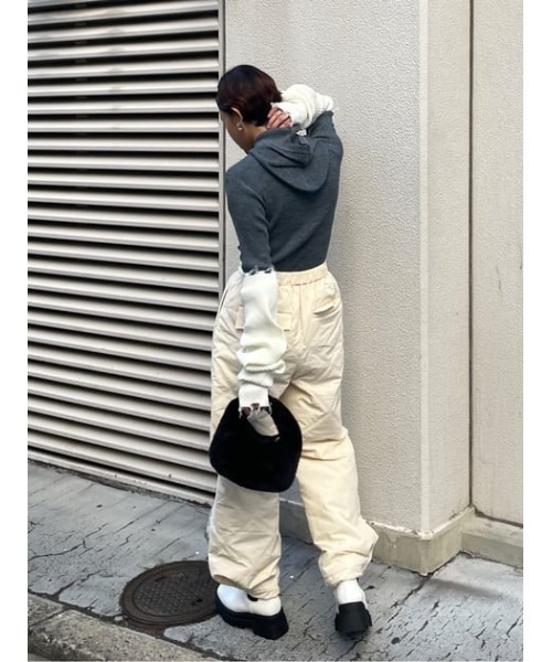 セール】QUILTING NYLON PT キルティング ナイロンパンツ（スラックス