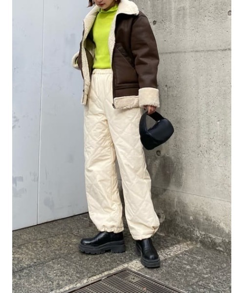 セール】QUILTING NYLON PT キルティング ナイロンパンツ（スラックス