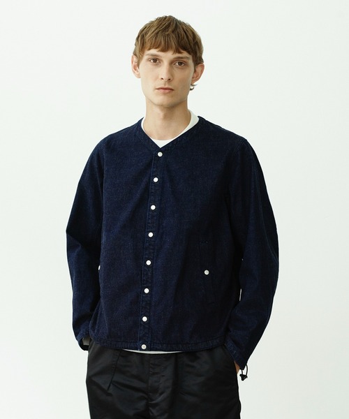 ZUCCa ズッカ インディゴ染め シャツジャケット M ZUCCa ズッカ インディゴ染め シャツジャケット M