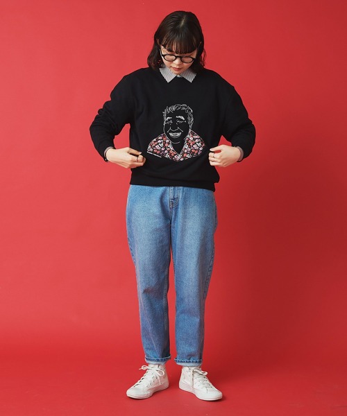 パン部 IamI系 BIGスウェット スウェットパンツ[品番：XT000013034]｜aimoha （アイモハ
