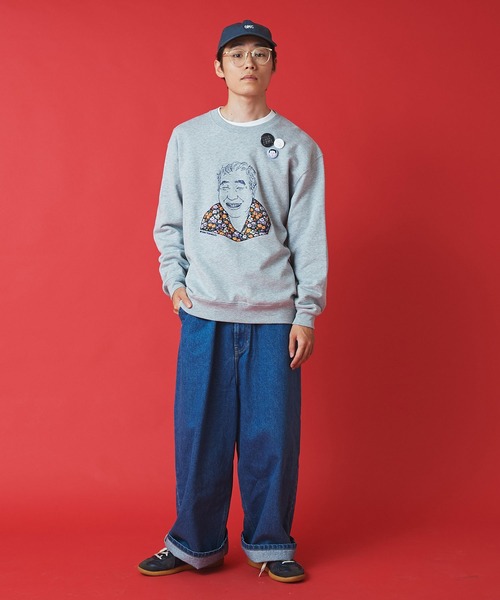 スウェットEBISU エビス 荒木飛呂彦デザイン スウェット M サイズ