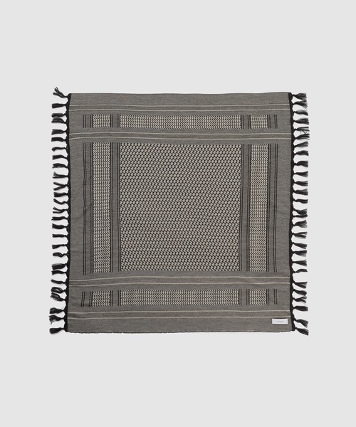 FACETASM（ファセッタズム）の「Knit Shawl（ストール/ショール・メンズ・グリーン系その他/ブルー系その他/ブラック系その他・00）」の6枚目の写真