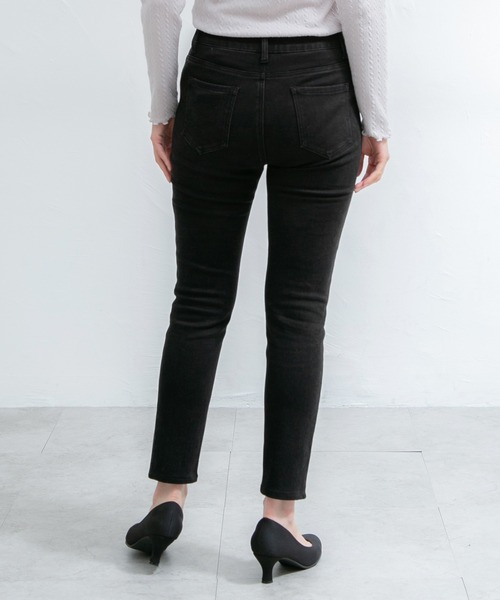 Honeys（ハニーズ）の「暖デニムスキニーパンツ（股下６４ｃｍ）（デニムパンツ・レディース・インディゴブルー/ブラック・SS/S/M/L/LL）」の8枚目の写真