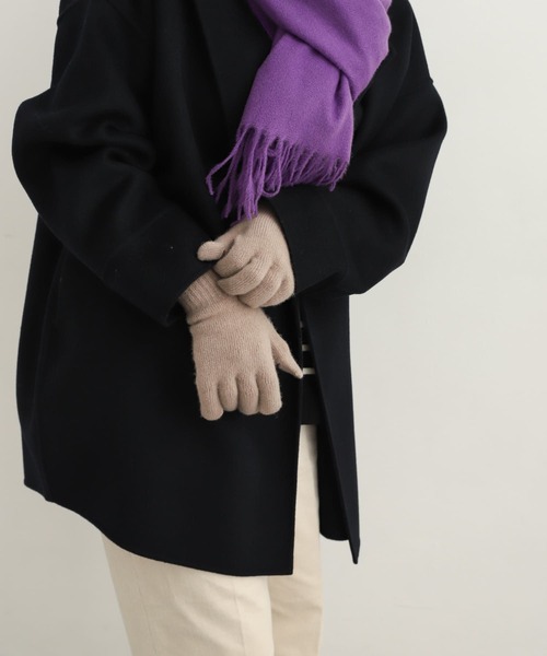 URBAN RESEARCH DOORS（アーバンリサーチドアーズ）の「ハミルトンウールロンググローブ（手袋・レディース・モカ/グレー・ONE）」の11枚目の写真