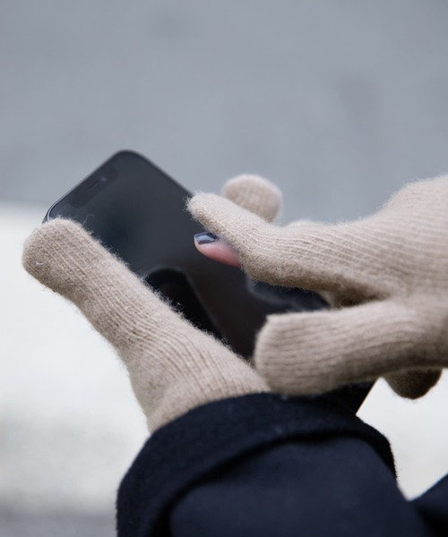 URBAN RESEARCH DOORS（アーバンリサーチドアーズ）の「ハミルトンウールロンググローブ（手袋・レディース・モカ/グレー・ONE）」の13枚目の写真