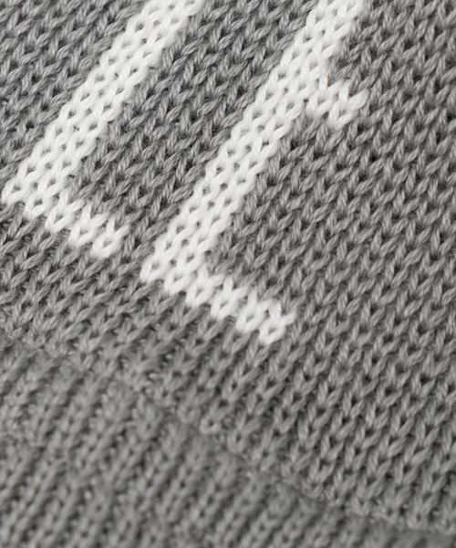 EXAMPLE(エグザンプル)の「EXAMPLE LOGO KNIT BUCKET HAT(ハット・メンズ・ホワイト/ブラック/ブルー/グレー系・FREE)」の10枚目の写真