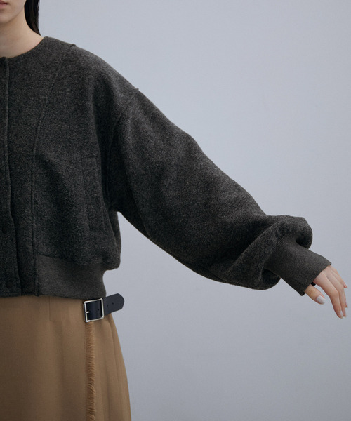 ADAM ET ROPE'（アダムエロペ）の「圧縮ジャージーカーディガン