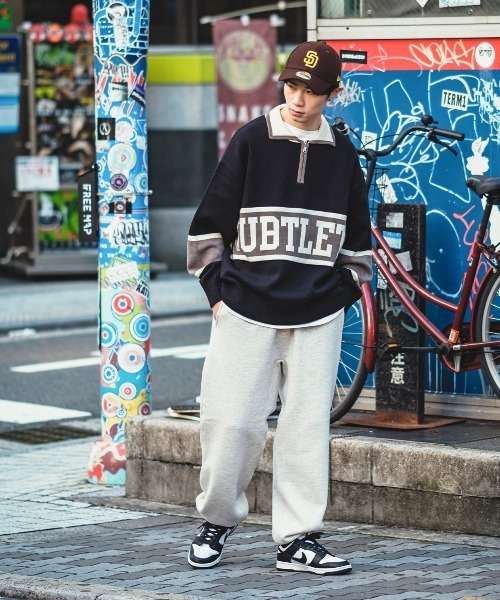 SIDEWAY STANCE（サイドウェイスタンス）の「【SIDEWAY STANCE】ハーフジップ ニット ポロシャツ（ニット/セーター・メンズ・グリーン/ブラック/オレンジ・LARGE/MEDIUM）」の21枚目の写真