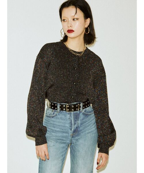 jouetie（ジュエティ）の「ダブルハトメベルト（ベルト・レディース・クリア/ブラック・FREE）」の4枚目の写真