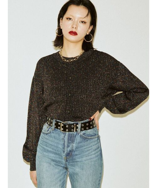 jouetie（ジュエティ）の「ダブルハトメベルト（ベルト・レディース・クリア/ブラック・FREE）」の5枚目の写真