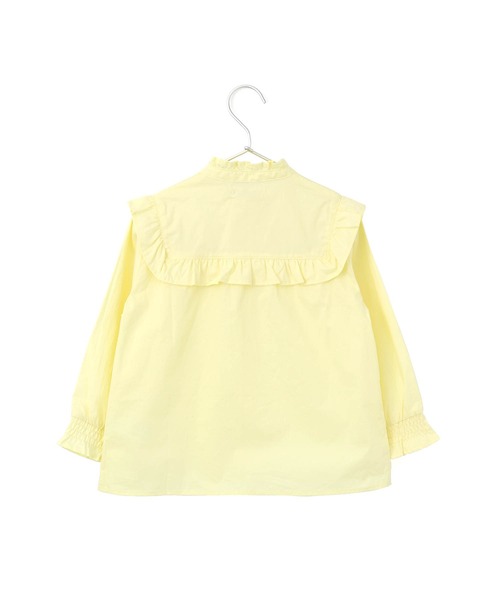 MAKE YOUR DAY（メイクユアデイ）の「フリルブラウス■150.160cm（シャツ/ブラウス・キッズ・オフホワイト/ブルー/イエロー/ストライプ・160/150）」の5枚目の写真