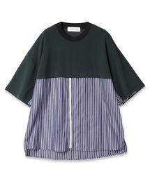 23-SS-030 / Shirt Cloth Combination Pullover