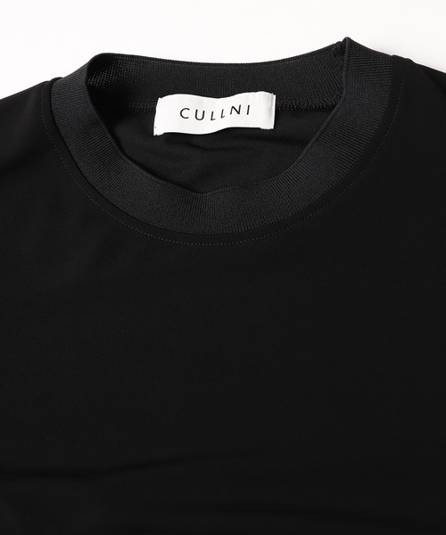 CULLNI(クルニ)の「23-SS-030 / Shirt Cloth Combination Pullover(Tシャツ/カットソー・メンズ・ブラック×ブラック/グリーン系/ベージュ系/サックスブルー系/ブラック×ブルー・1/2/0)」の15枚目の写真