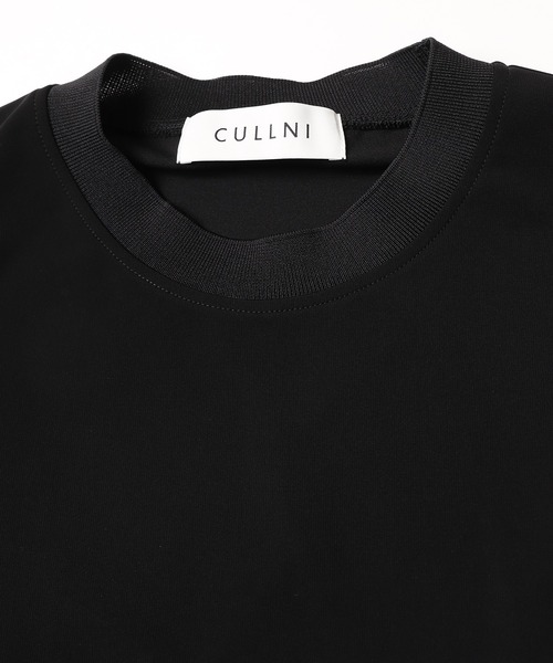 CULLNI(クルニ)の「23-SS-030 / Shirt Cloth Combination Pullover(Tシャツ/カットソー・メンズ・ブラック×ブラック/グリーン系/ベージュ系/サックスブルー系/ブラック×ブルー・1/2/0)」の19枚目の写真