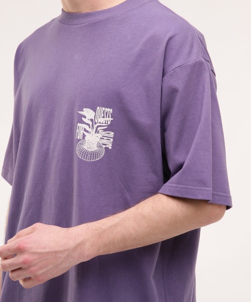 MANASTASH（マナスタッシュ）の「MANASTASH/マナスタッシュ/Ci Tee QUESTS（Tシャツ/カットソー・メンズ・パープル/ホワイト/ブラック・MEDIUM/LARGE/X-LARGE/XX-LARGE）」の19枚目の写真