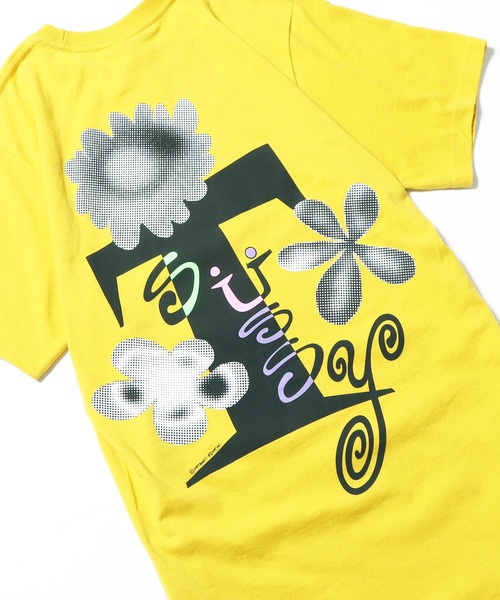 STUSSY（ステューシー）の「STUSSY/ステューシー ACID FLOWERS TEE 半袖Tシャツ（Tシャツ/カットソー・メンズ・イエロー/ライム・S）」の8枚目の写真