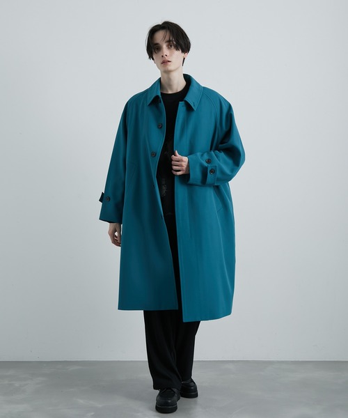 JUNRED（ジュンレッド）の「スムースストレッチワイドタックパンツ（スラックス・メンズ・グリーン系その他/ブラック/グレー系その他・S/M/L）」の18枚目の写真