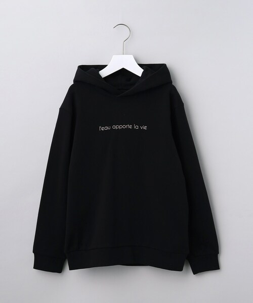 【セール】【WORLD for the World】フォト&メッセージプリント裏毛プルパーカー（パーカー）｜COUP DE CHANCE（クードシャンス）