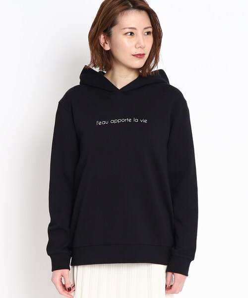 【セール】【WORLD for the World】フォト&メッセージプリント裏毛プルパーカー（パーカー）｜COUP DE CHANCE（クードシャンス）