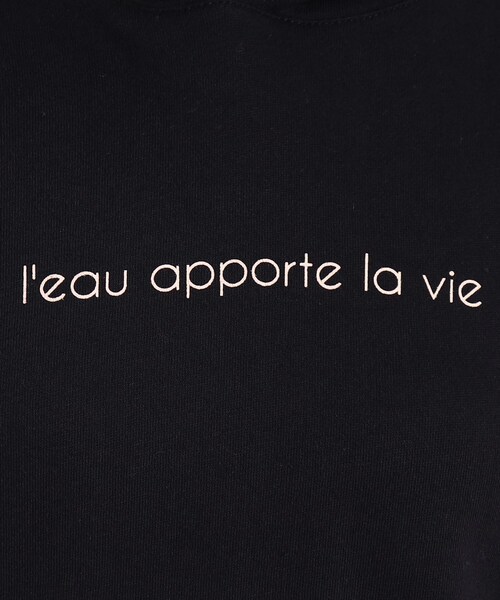 【セール】【WORLD for the World】フォト&メッセージプリント裏毛プルパーカー（パーカー）｜COUP DE CHANCE（クードシャンス）